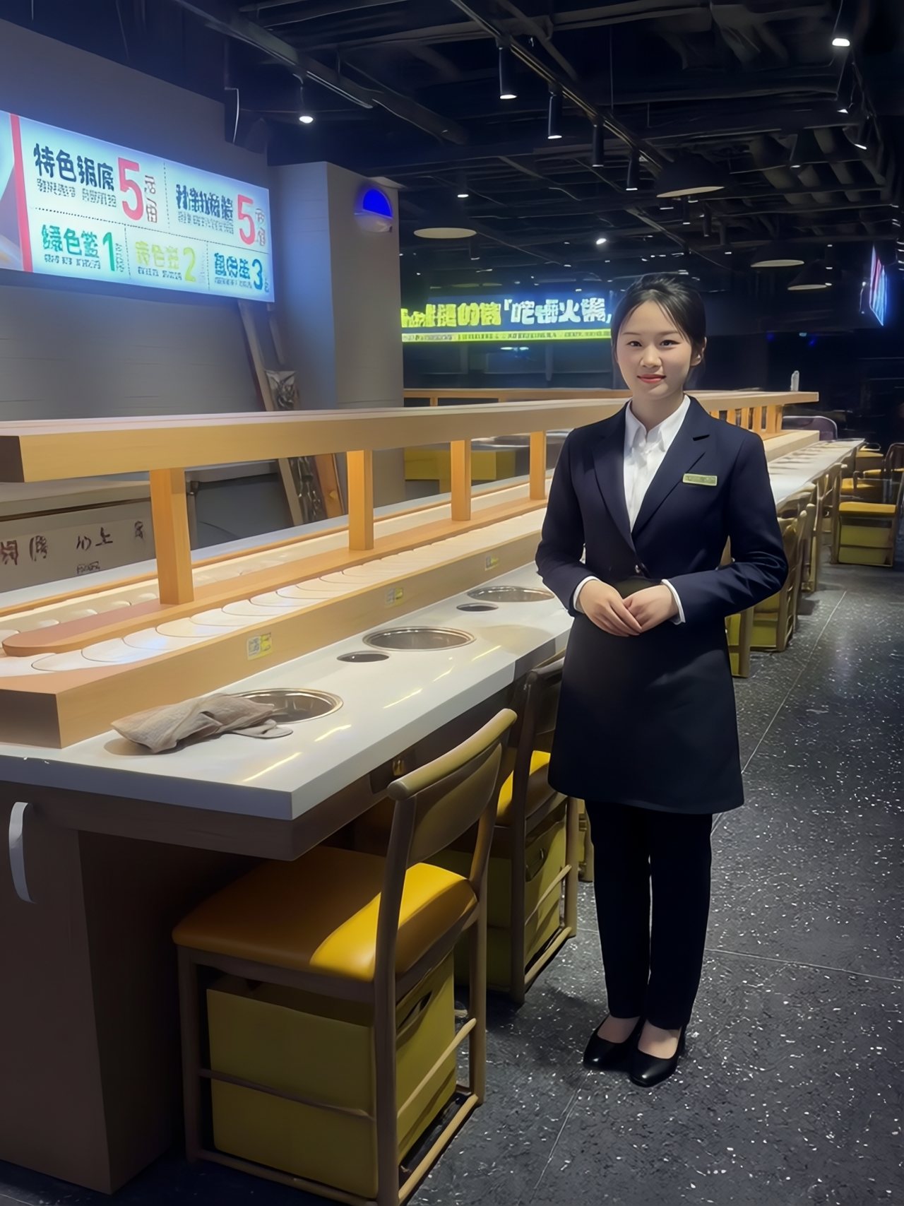 Rotating hot pot equipment by Zhiding