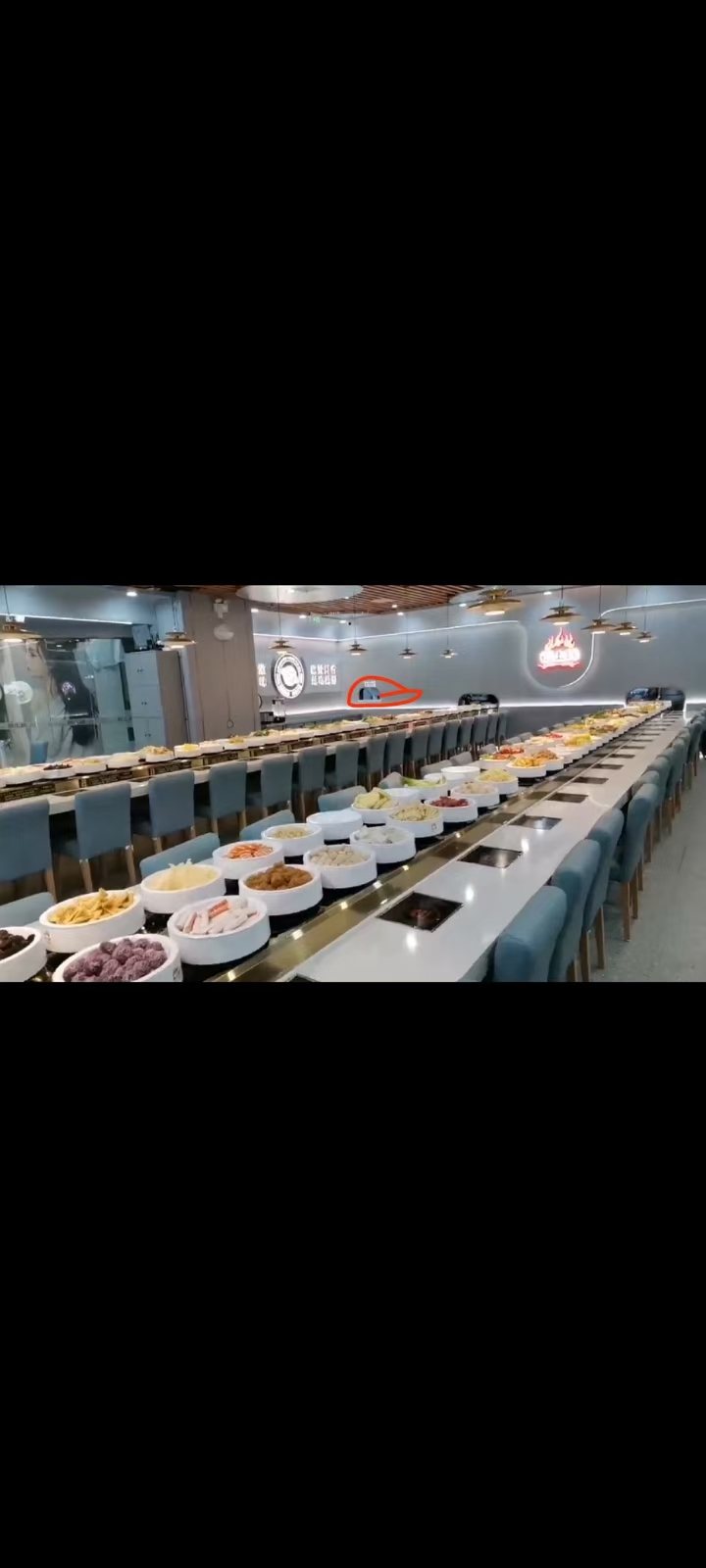 Rotating hot pot equipment by Zhiding